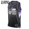 Maillot Enfant Utah Jazz Personnalisable 2025-26 Jordan Statement Edition Noir Swingman